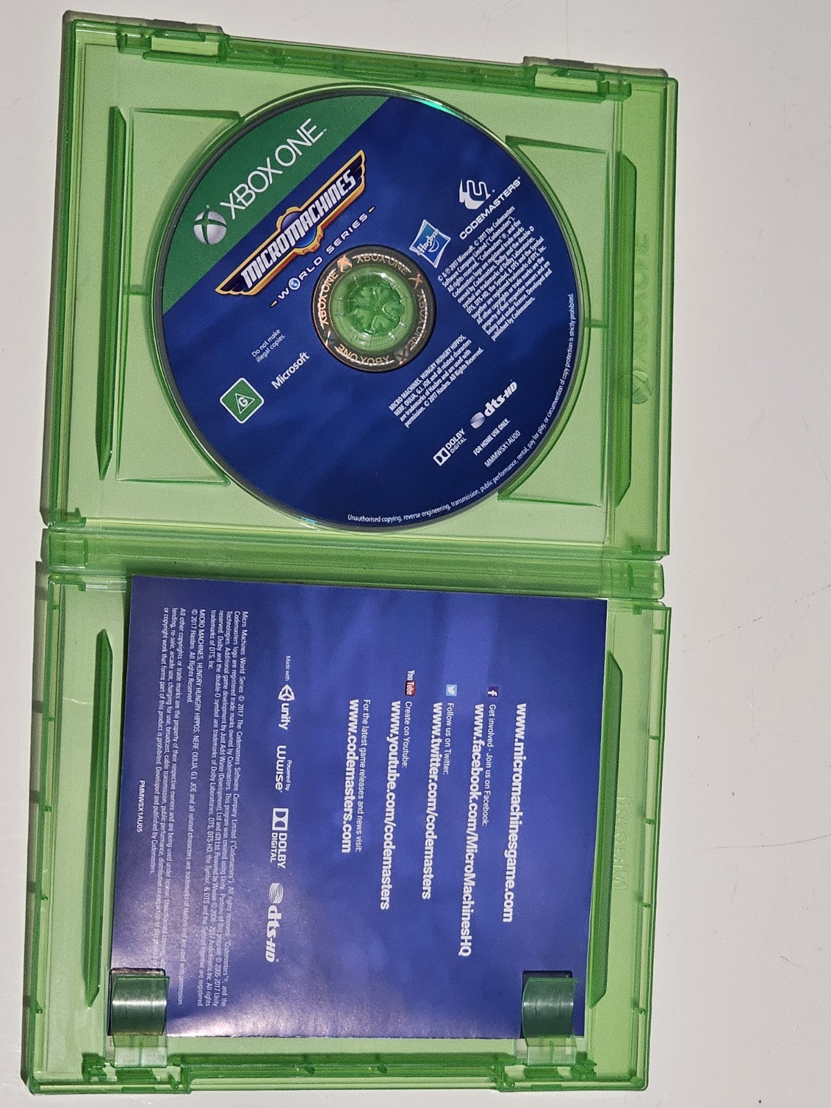 Micro Machines - World Series | XBOX One | Good Condition Game Retro Exchange Australia