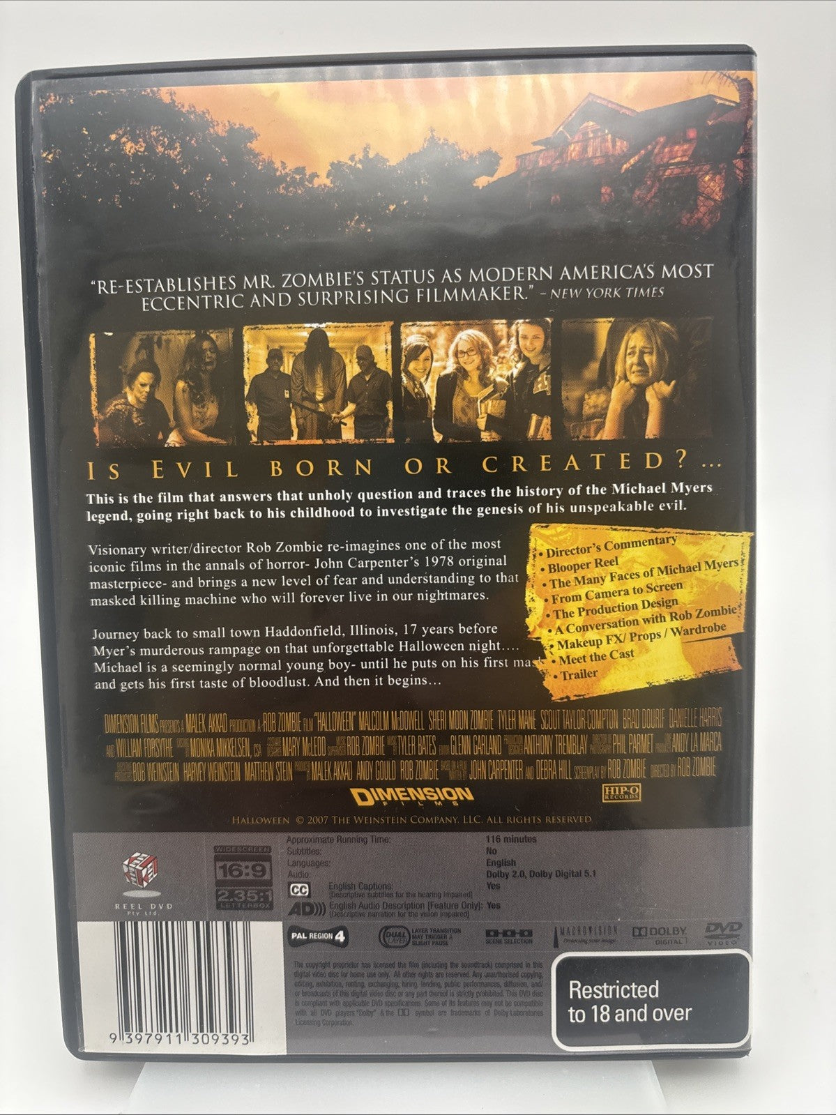 Halloween (The Director's Cut, DVD, 2007) Horror Region 4 DVD RetroExchange Australia