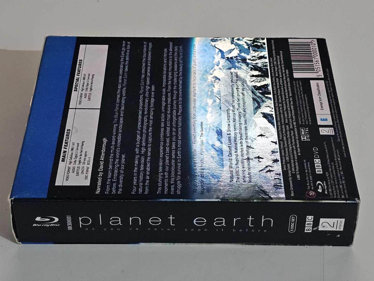 Planet Earth, Complete Series (5-disc Blu-Ray, 2006, BBC) Dvd Box Set Retro Exchange Australia