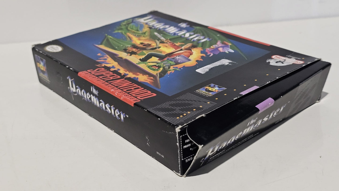Super Nintendo Game - The Pagemaster (Complete In Box) US Version (No Manual) Retro Exchange Australia