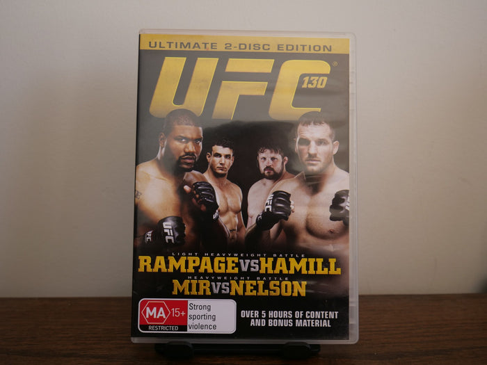 UFC #130 - Rampage Vs Hamill (DVD 2011) Mir Vs Nelson Ultimate 130 Sports | Retro Exchange