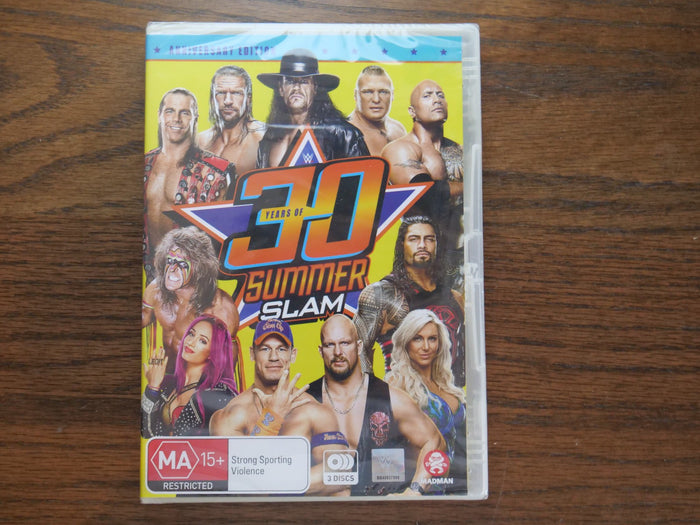 WWE - 30 YEARS OF SUMMERSLAM (DVD) - Sealed | Retro Exchange