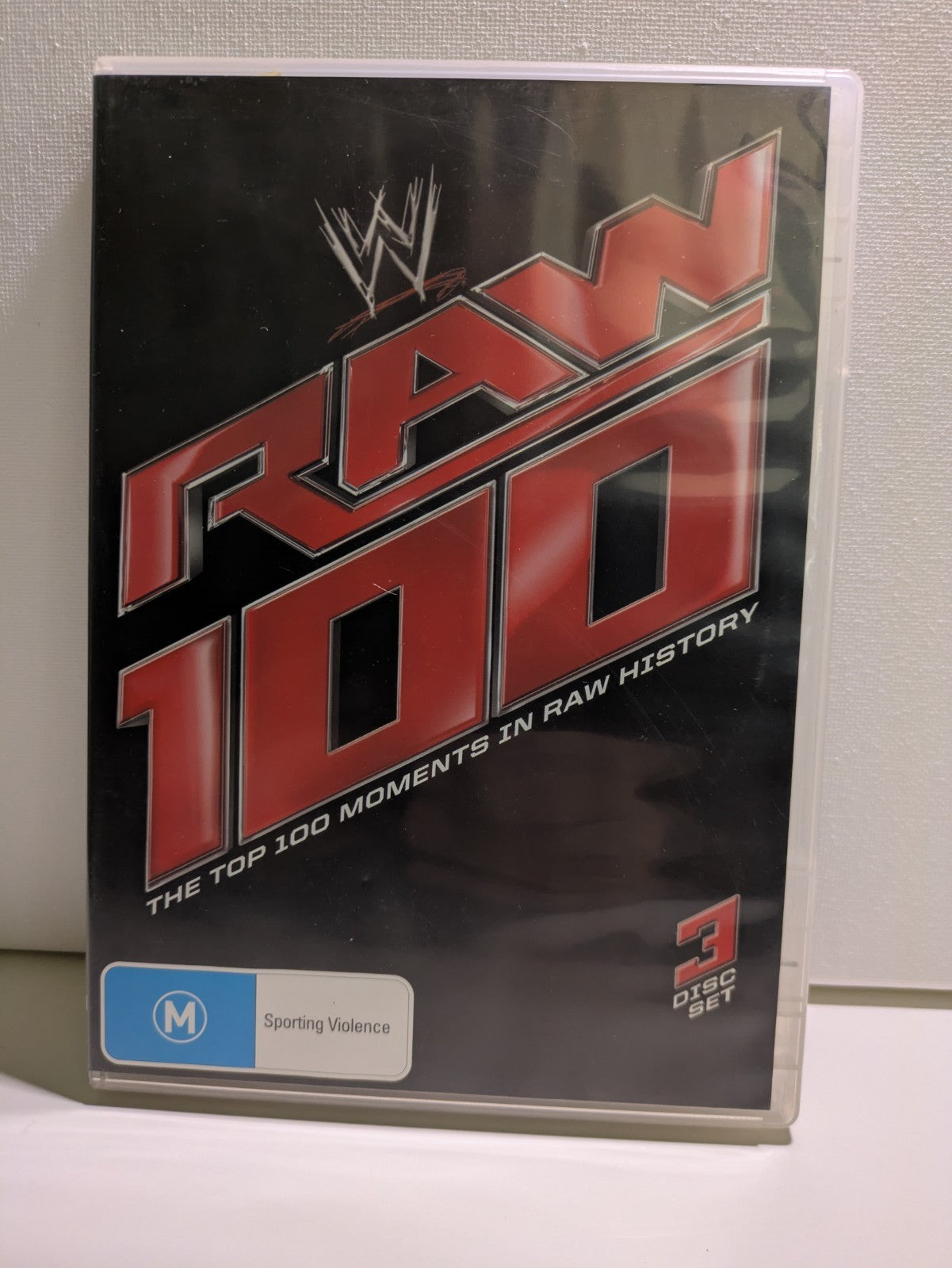 WWE RAW 100 The Top 100 Moments in Raw History DVD 2013 Retro Exchange Australia