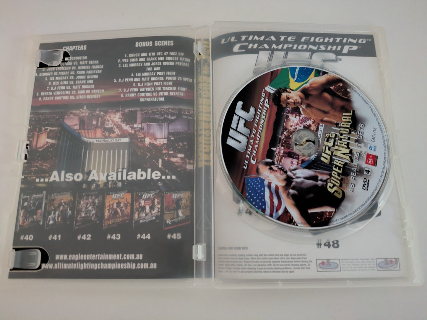 UFC 46 Supernatural DVD 2005 Retro Exchange Australia