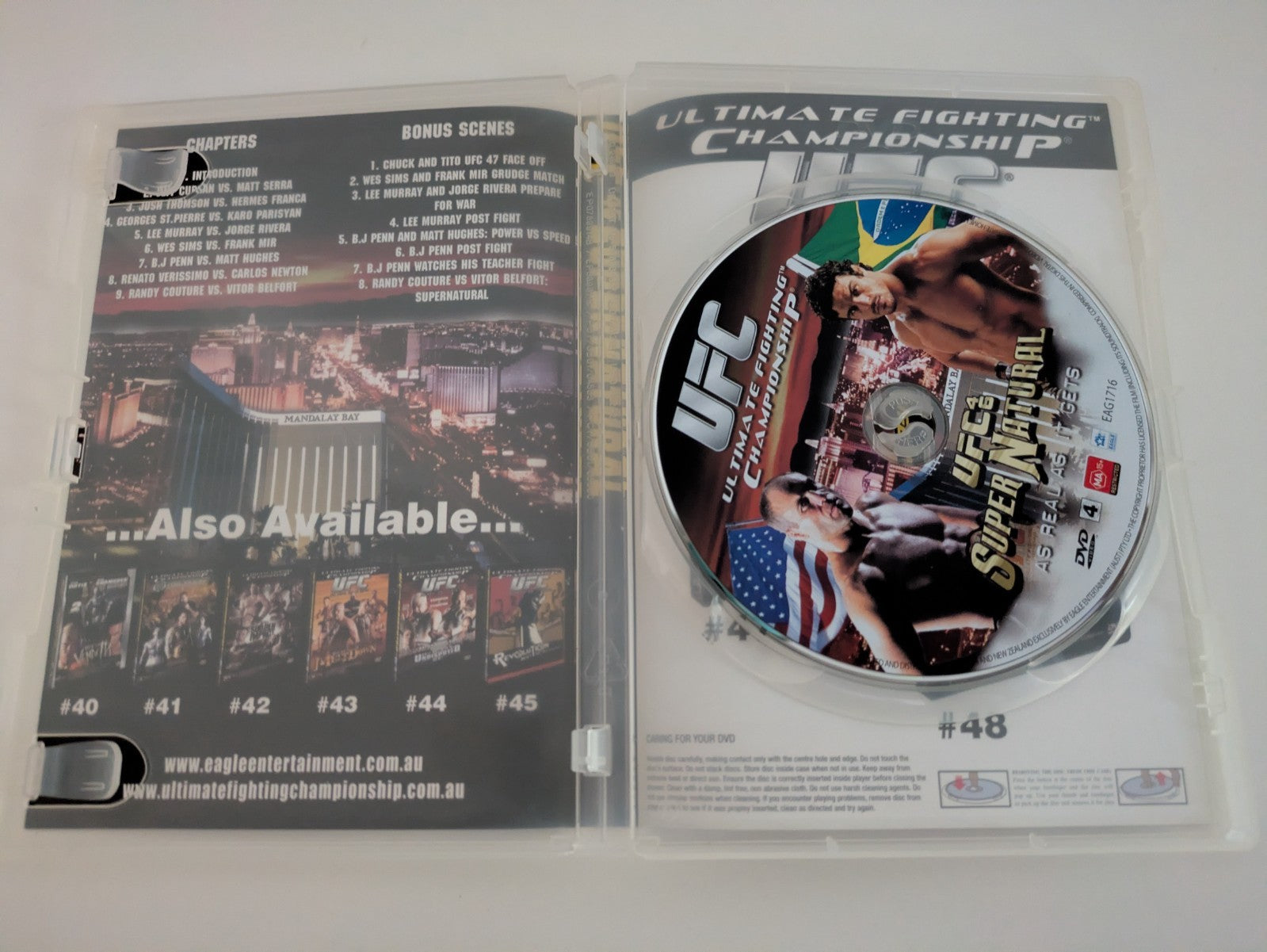 UFC 46 Supernatural DVD 2005 Retro Exchange Australia