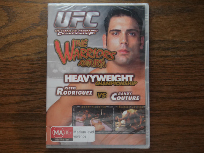 UFC - The Warriors Return - Heavyweight Championship (DVD) - Sealed | Retro Exchange