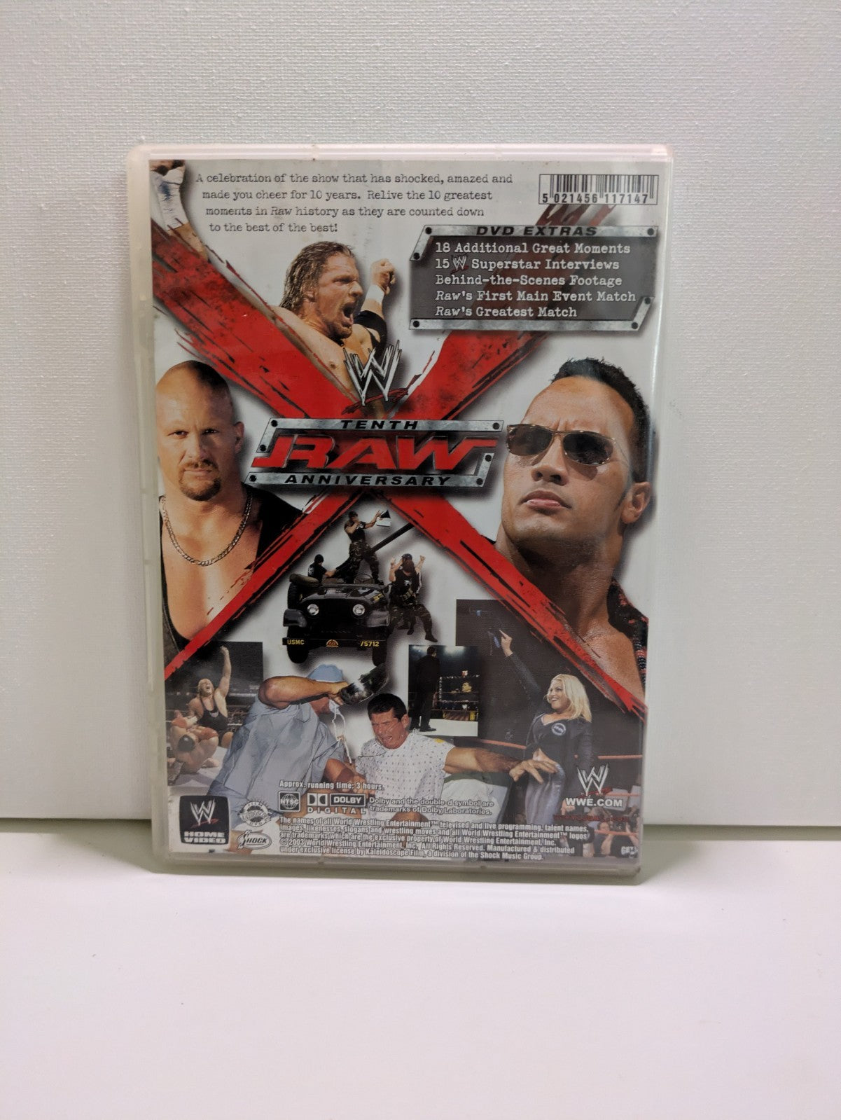 2003 WWE TENTH RAW ANNIVERSARY Dvd Retro Exchange Australia