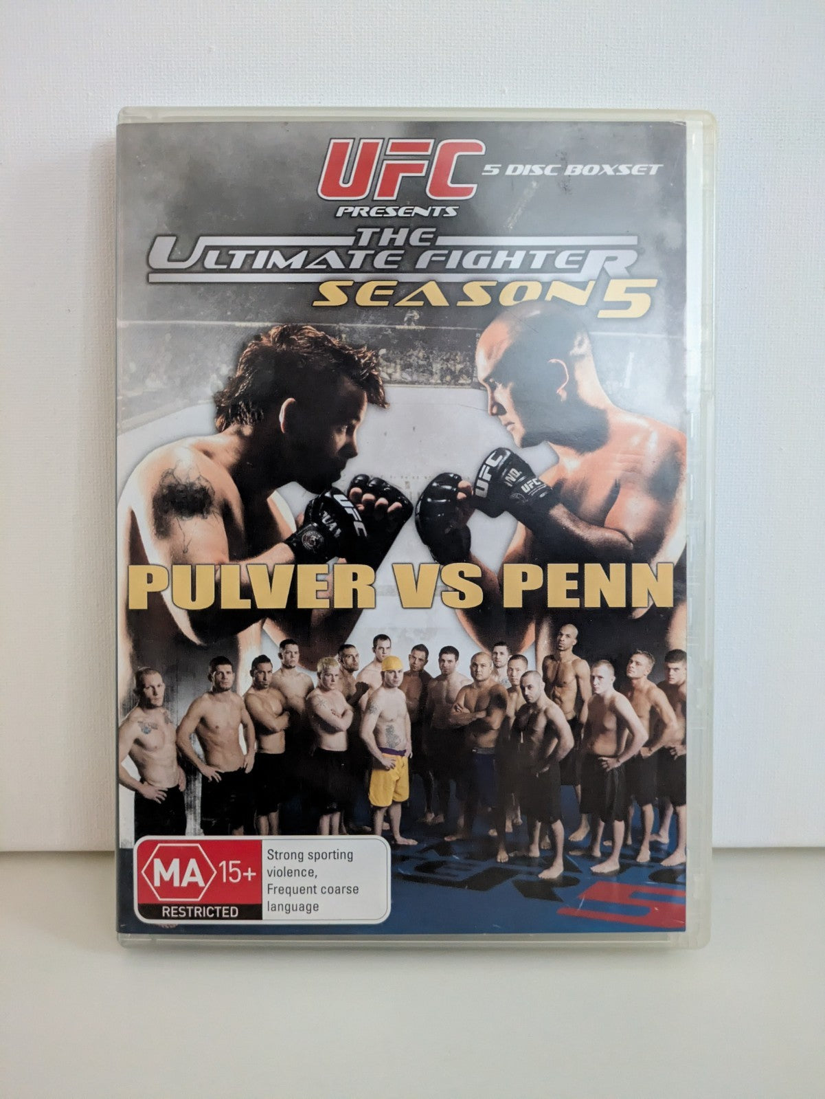 UFC Ultimate Fighter Season 5 Pulver vs Penn DVD 2013 5-Disc Set R4 Retro Exchange Australia