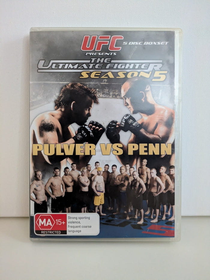 UFC Ultimate Fighter Season 5 Pulver vs Penn DVD 2013 5-Disc Set R4 | Retro Exchange