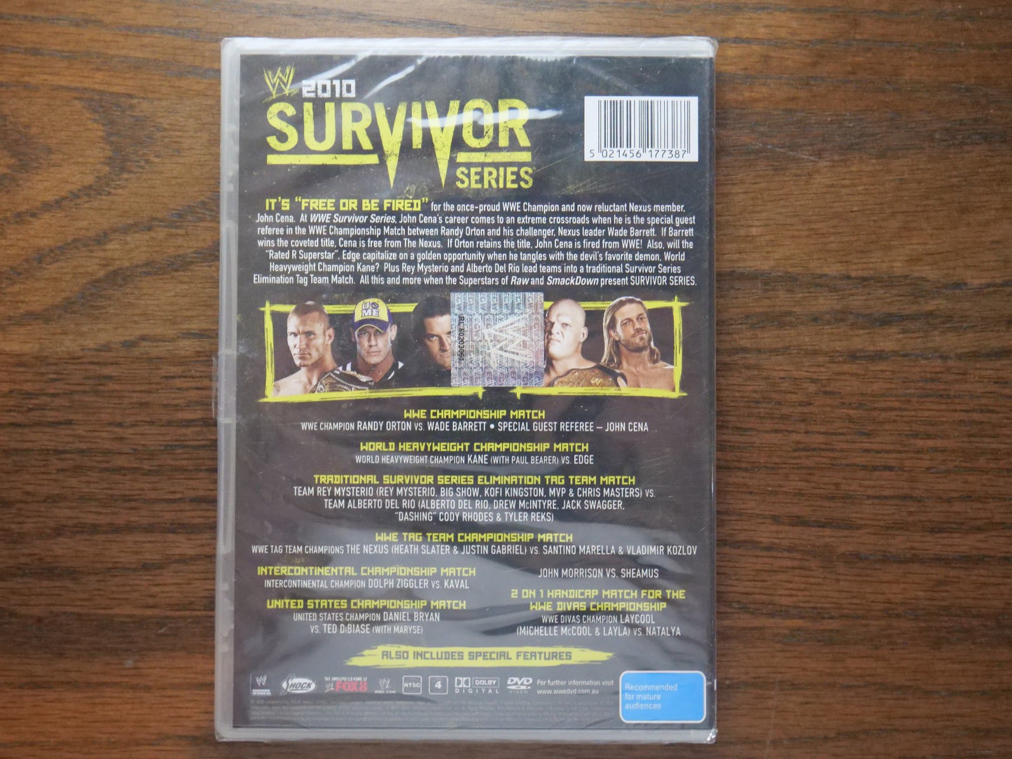 WWE - Survivor Series 2010 (DVD, Region 4) - Sealed Retro Exchange Australia