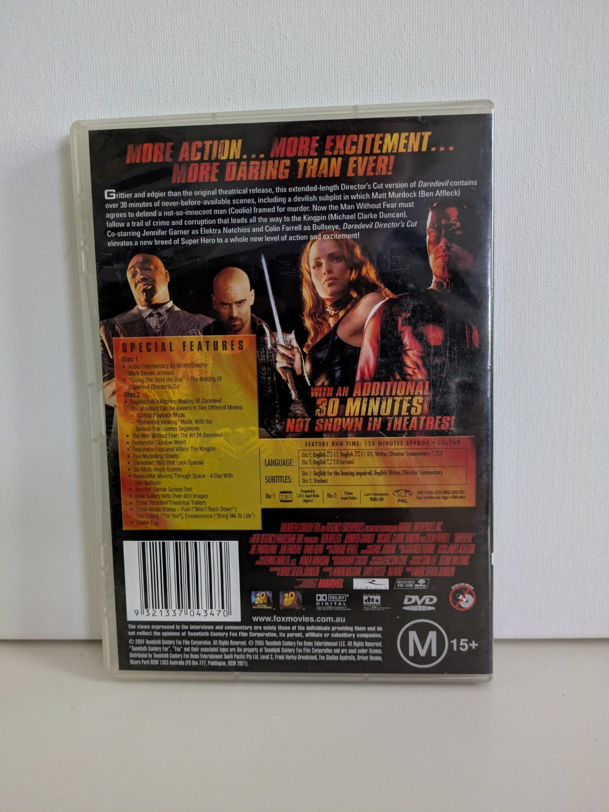 Daredevil DVD Directors Cut Region 4 DVD RetroExchange Australia