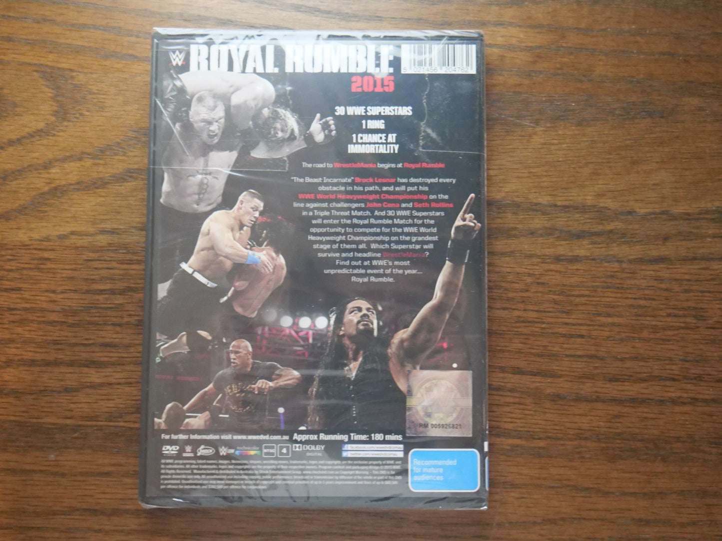 WWE - Royal Rumble 2015(DVD, Region 4) - Sealed Retro Exchange Australia