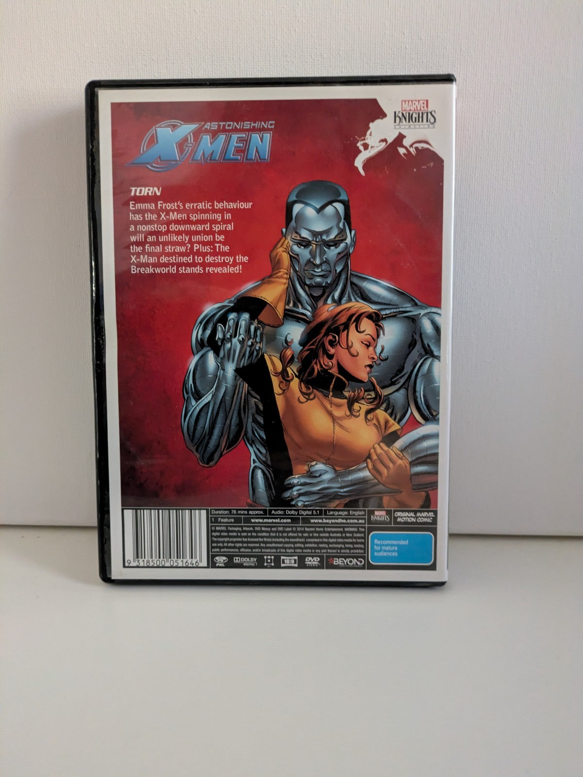 X-Men: Astonishing - set of 4 DVDs - Gifted/ Unstoppable/ Dangerous/ Torn R4 Nintendo DVD RetroExchange Australia