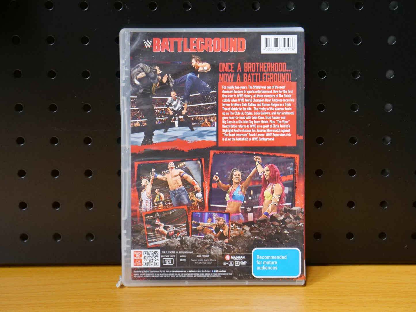 WWE - Battleground 2016 (DVD, 2016) Retro Exchange Australia