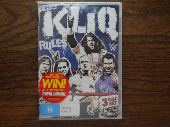 WWE - The Kliq Rules (DVD, Region 4) 3 Disc Set - Sealed | Retro Exchange
