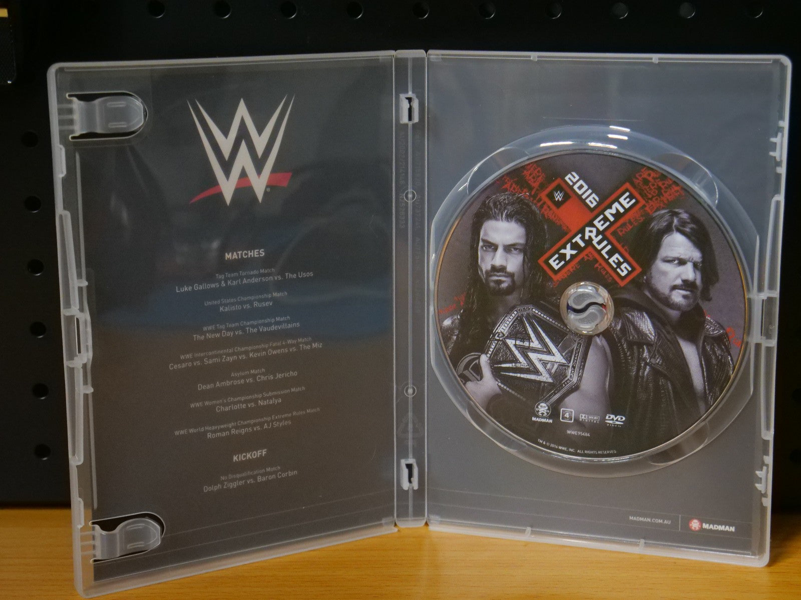 WWE-Extreme Rules 2016 (DVD, 2016) Retro Exchange Australia