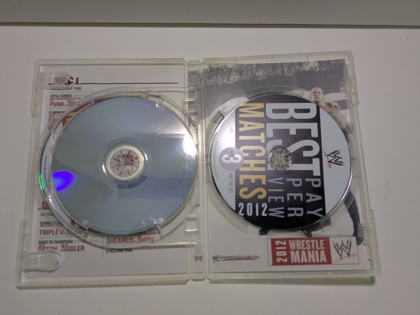 WWE Best Pay-Per-View Matches Of 2012 DVD 3 Disc Set Region 4 Retro Exchange Australia