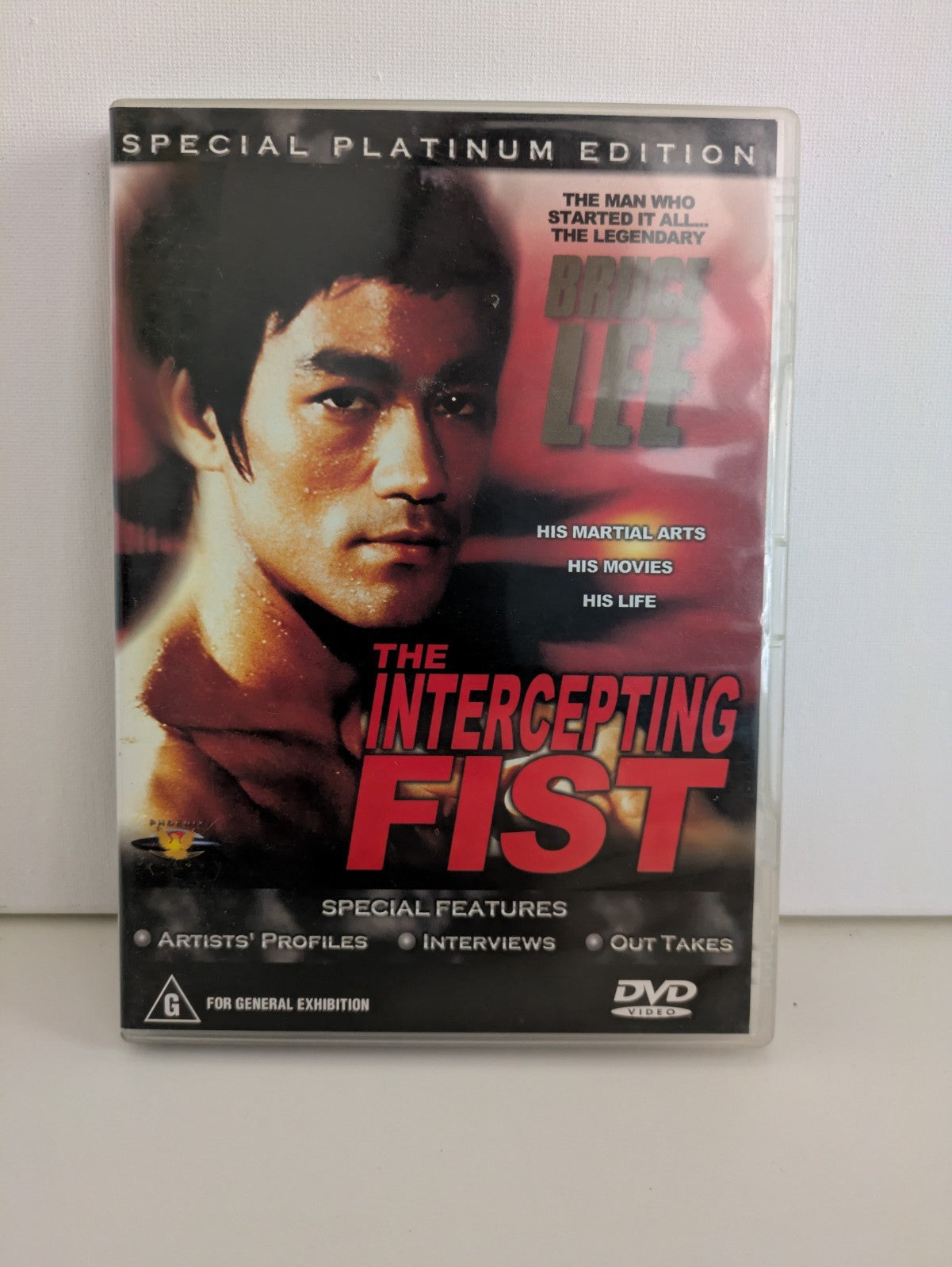 The Intercepting Fist, DVD, Bruce Lee, VGC, 2 Disc Set, Region 4 Retro Exchange Australia