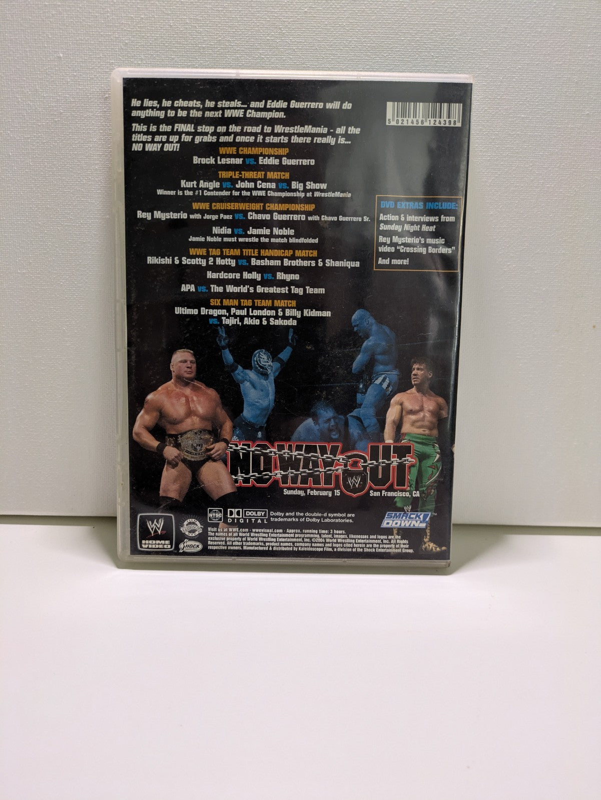 WWE Smack Down Wanted No Way Out DVD Retro Exchange Australia