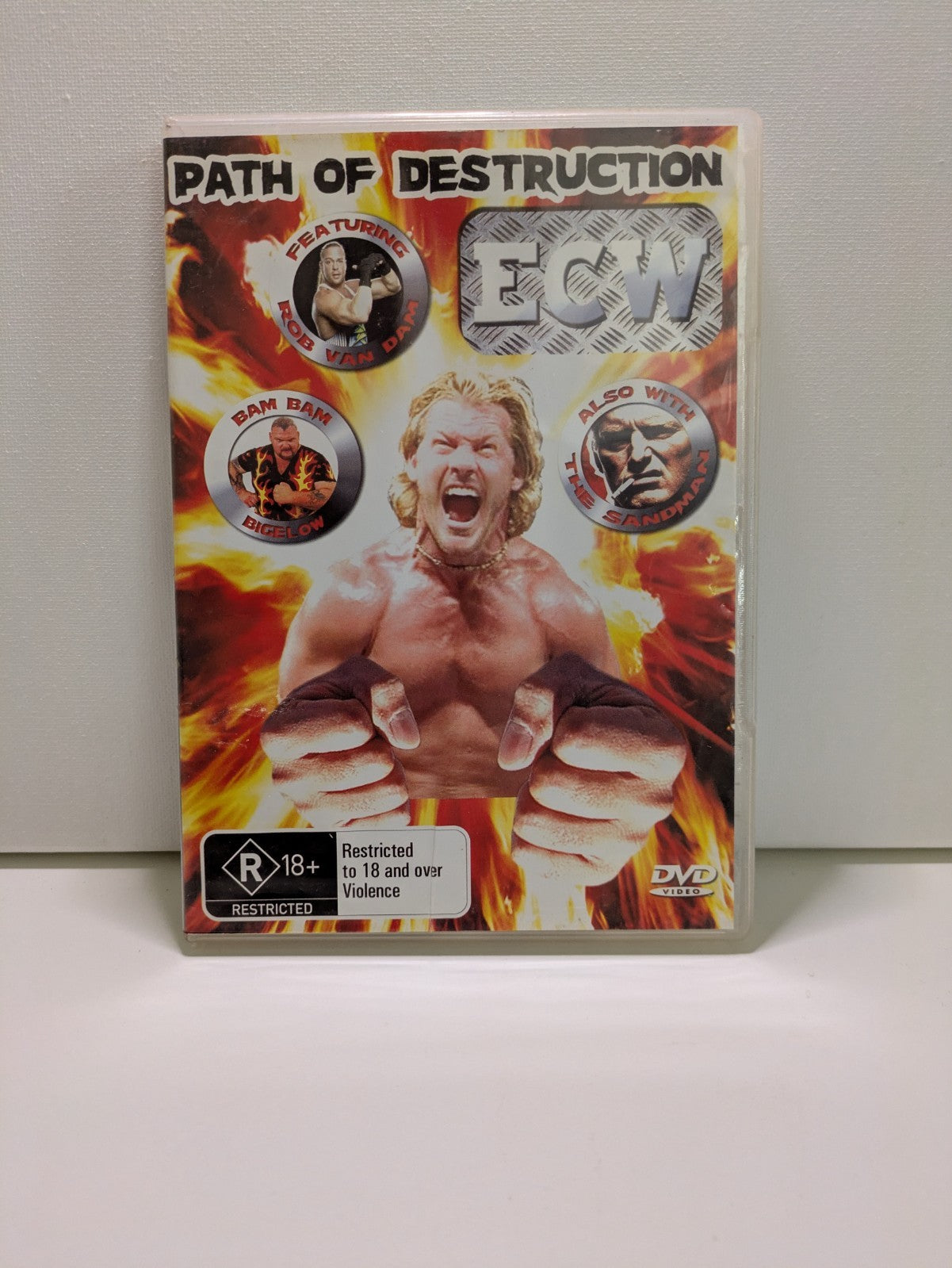 ECW Path Of Destruction Uncensored Wrestling All Region DVD Extreme Wrestling Retro Exchange Australia