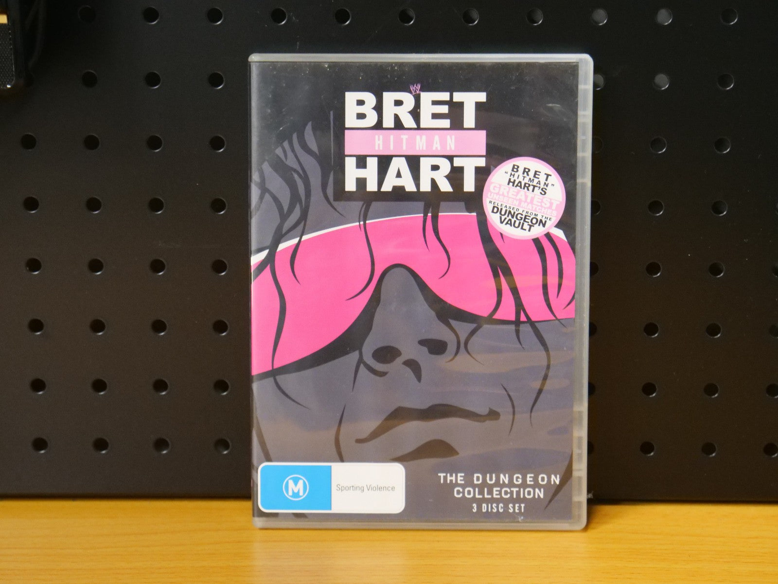 Bret “Hitman” Hart: The Dungeon Collection WWE | 3-Discs | Aussie Region 4 DVD Dvd Box Set Retro Exchange Australia