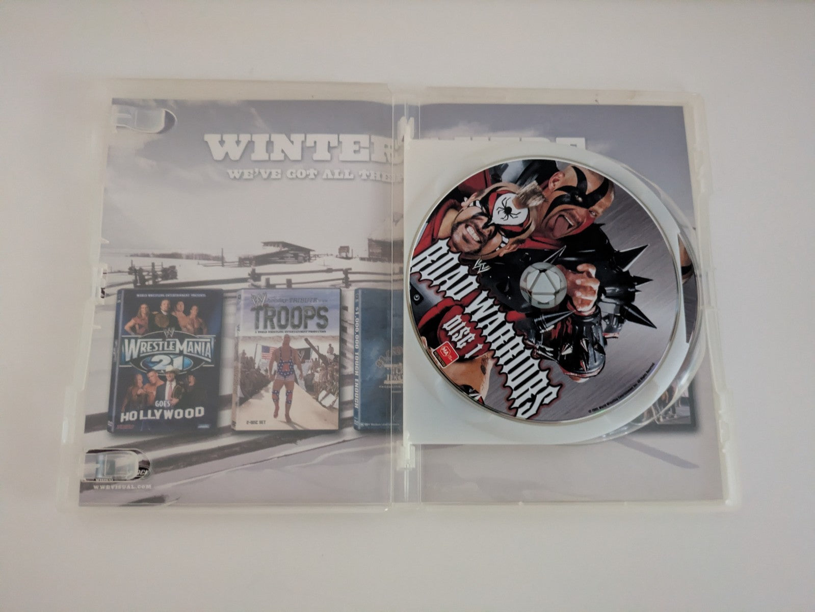 WWE Road Warriors DVD Region 4 Retro Exchange Australia