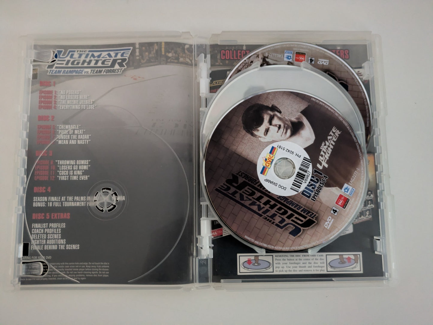 UFC Ultimate Fighter Season 7 DVD 5-Disc set Retro Exchange Australia
