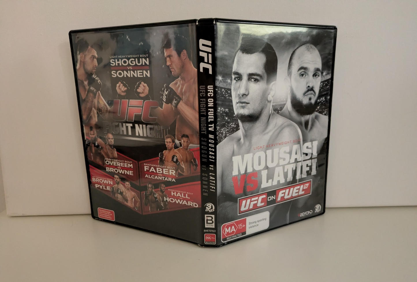 UFC On Fuel TV & UFC Fight Night 3 DVD set Retro Exchange Australia