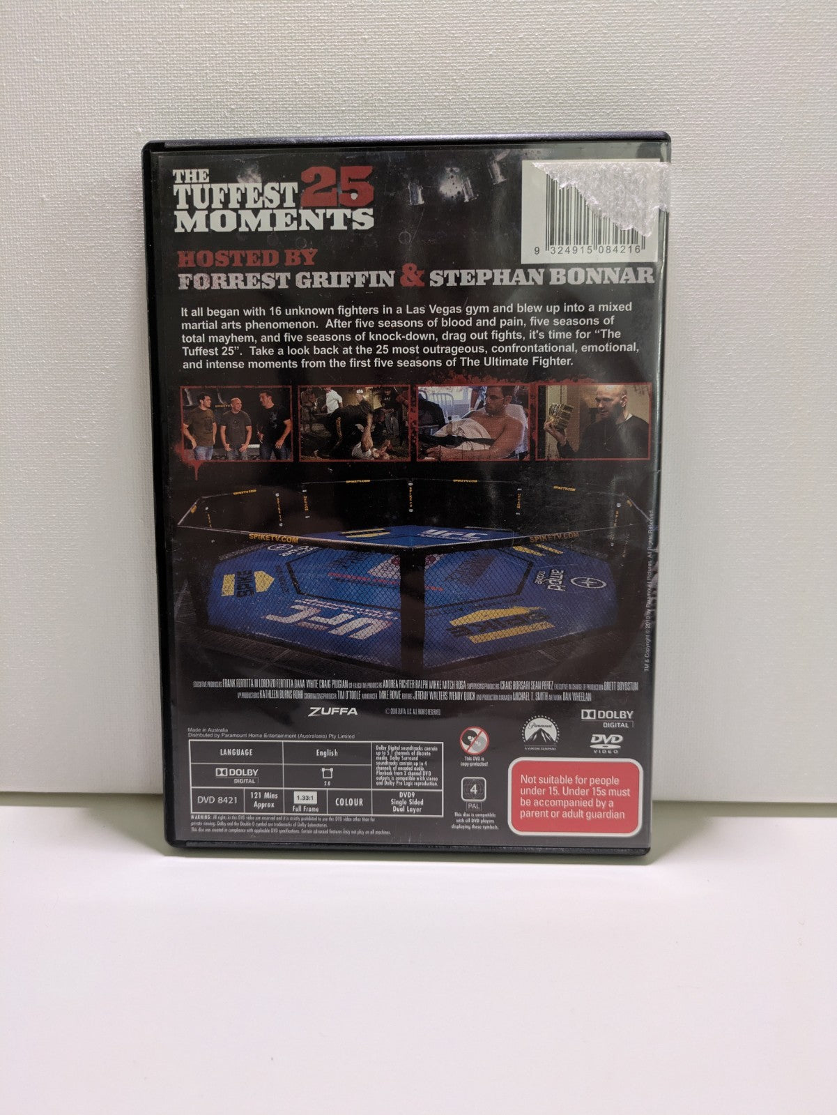 UFC The Ultimate Fighter The Tuffest 25 Moments DVD 2009 Retro Exchange Australia