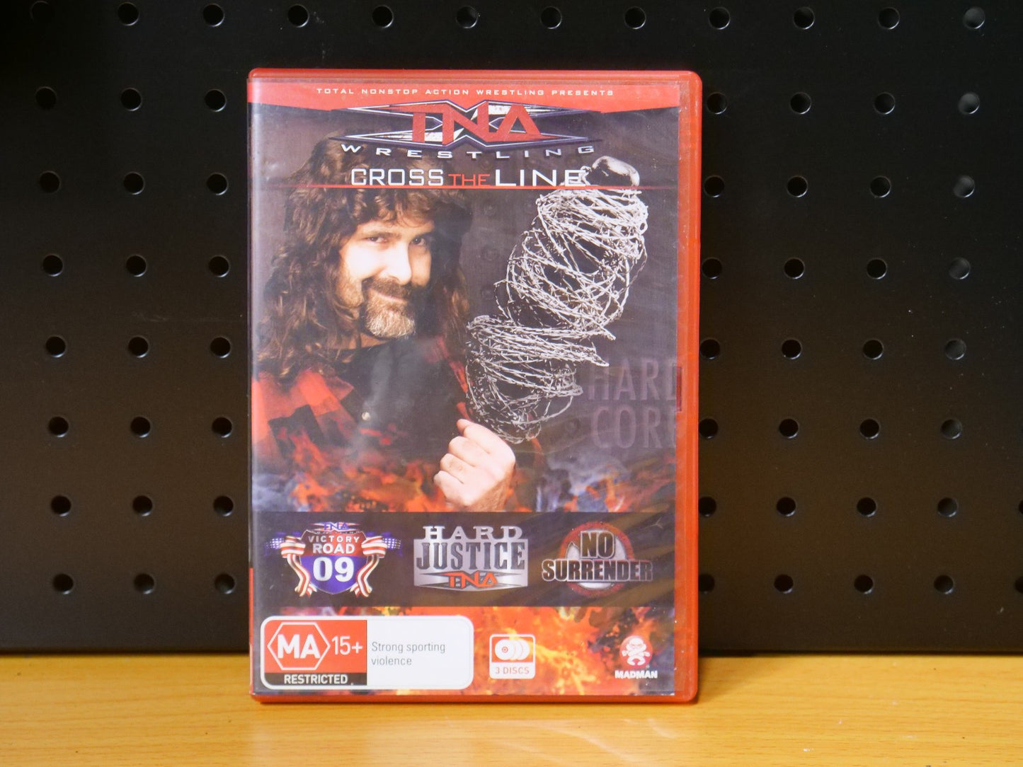TNA Cross The Line Victory Road 09 Hard Justice No Surrender Wrestling DVD Retro Exchange Australia