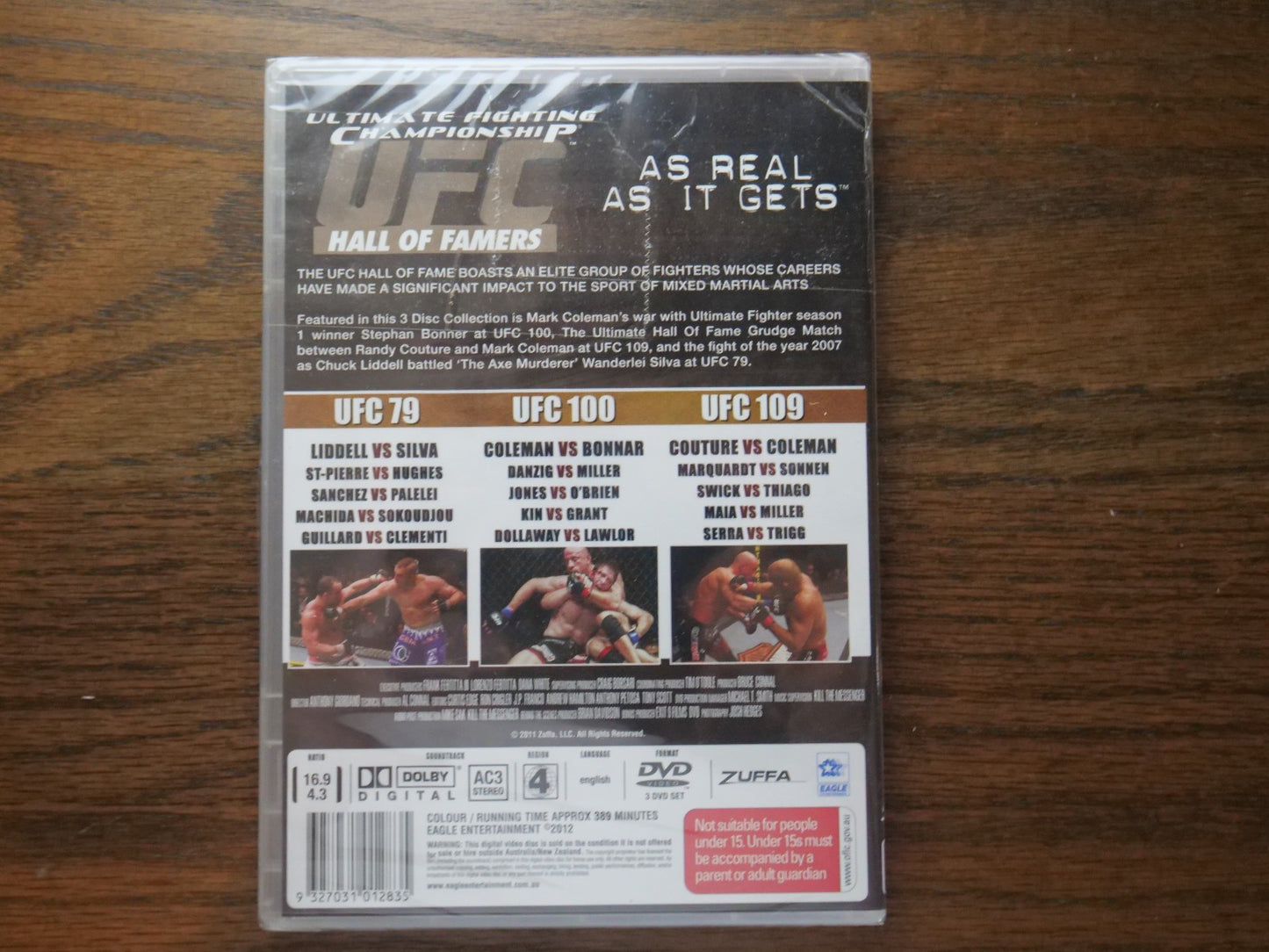 UFC Collection Hall Of Famers (DVD) - Sealed Retro Exchange Australia