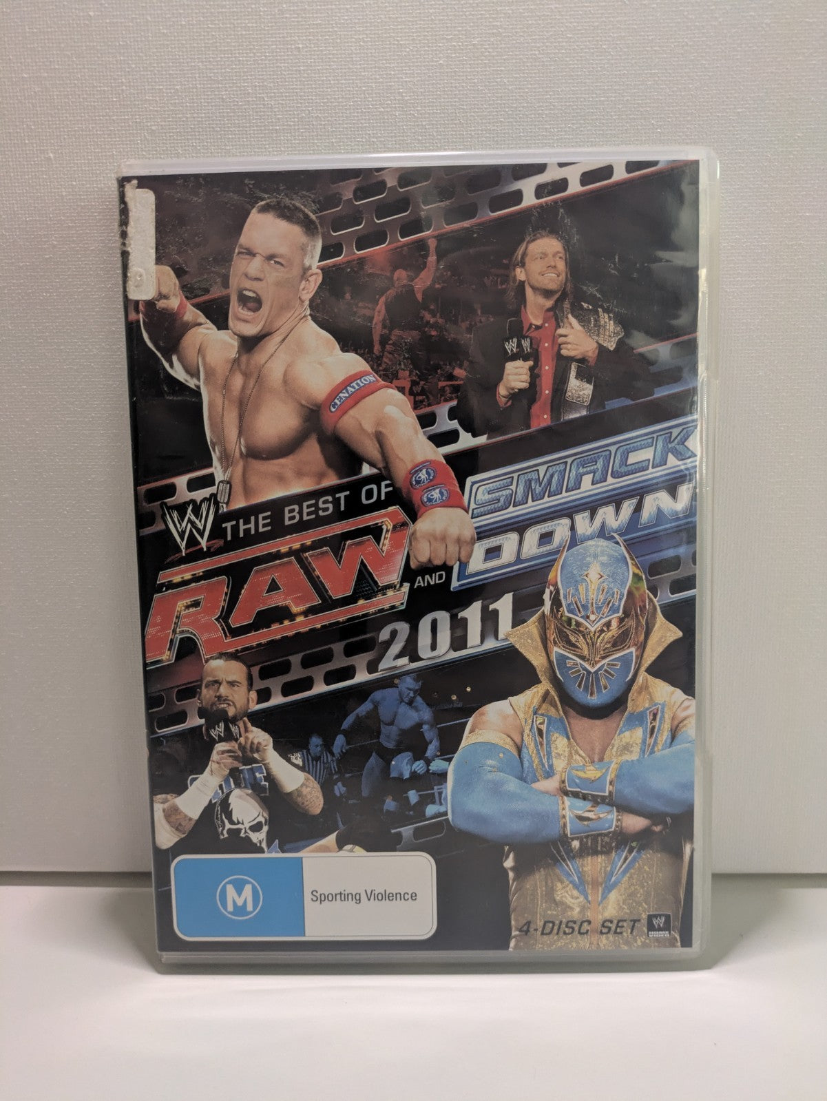 WWE The Best Of Raw And Smackdown 2011 DVD 4 Disc Set Retro Exchange Australia