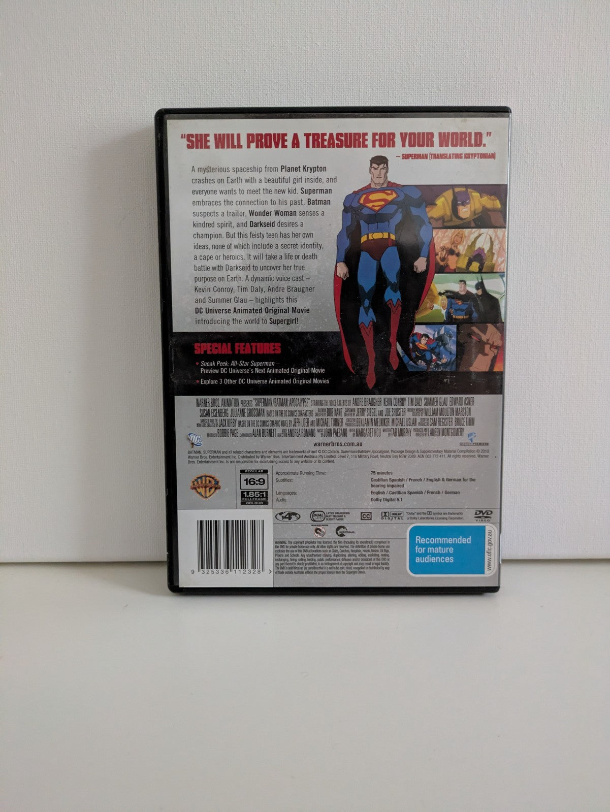 Superman / Batman-Apocalypse (DVD, 2010) DC Comics DVD RetroExchange Australia