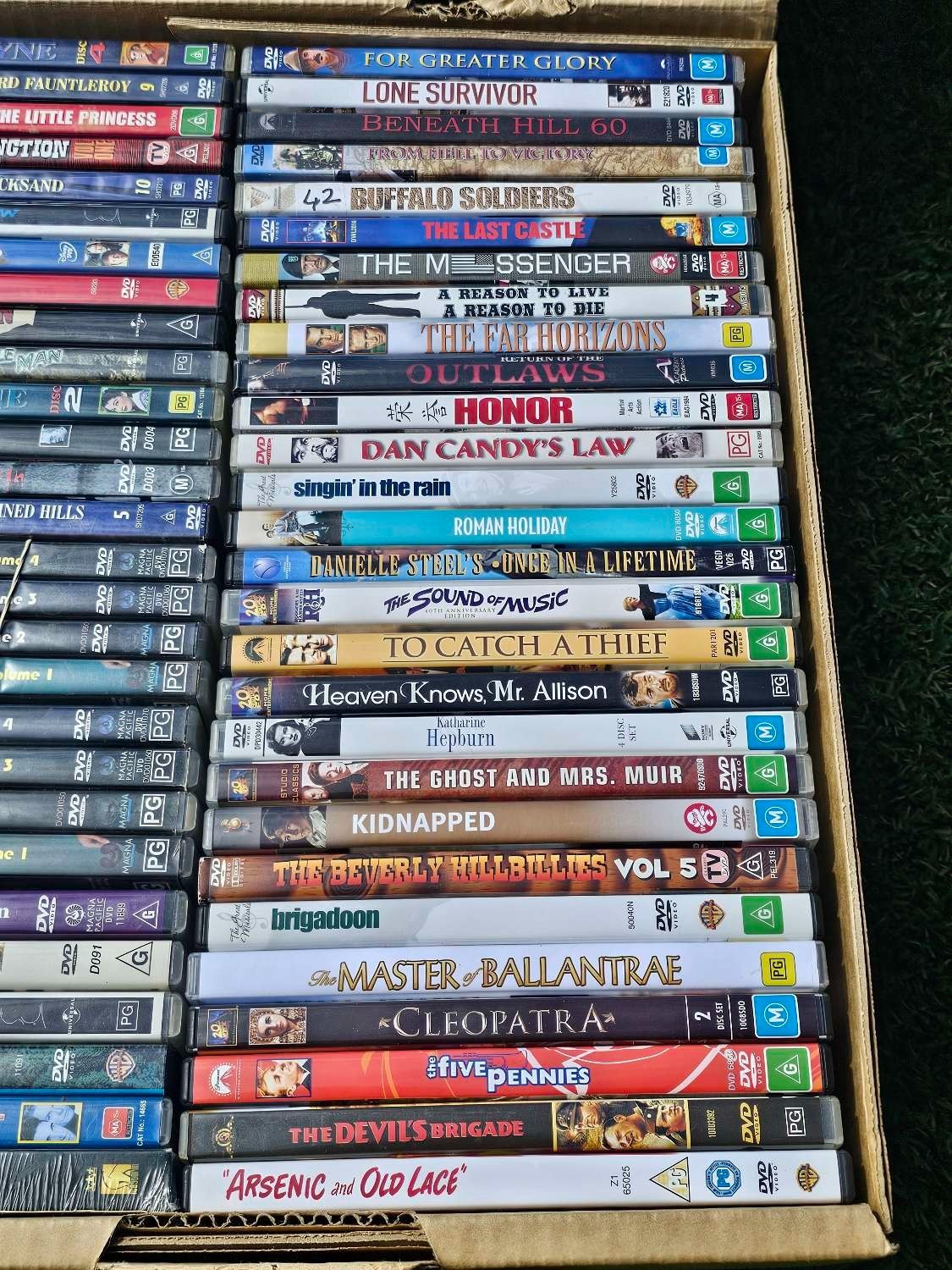 Western DVD Bulk Lot – 90-100 DVDs Per Box – Random Selection – Mixed Titles Nintendo DVD RetroExchange Australia