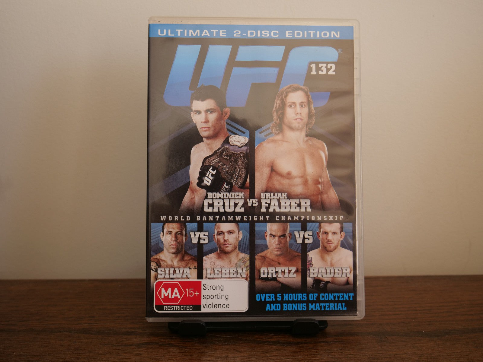 UFC #132 - Cruz Vs Faber (DVD, 2011) Sports DVD RetroExchange Australia