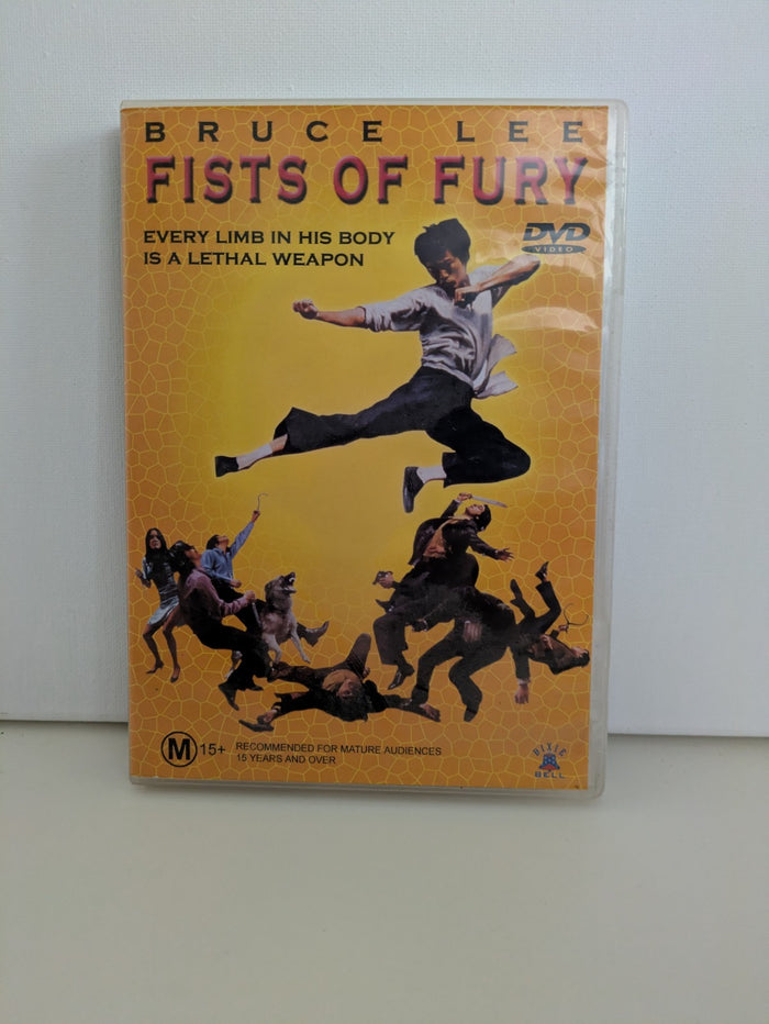 Bruce Lee Fists Of Fury DVD 1971 Retro Exchange Australia