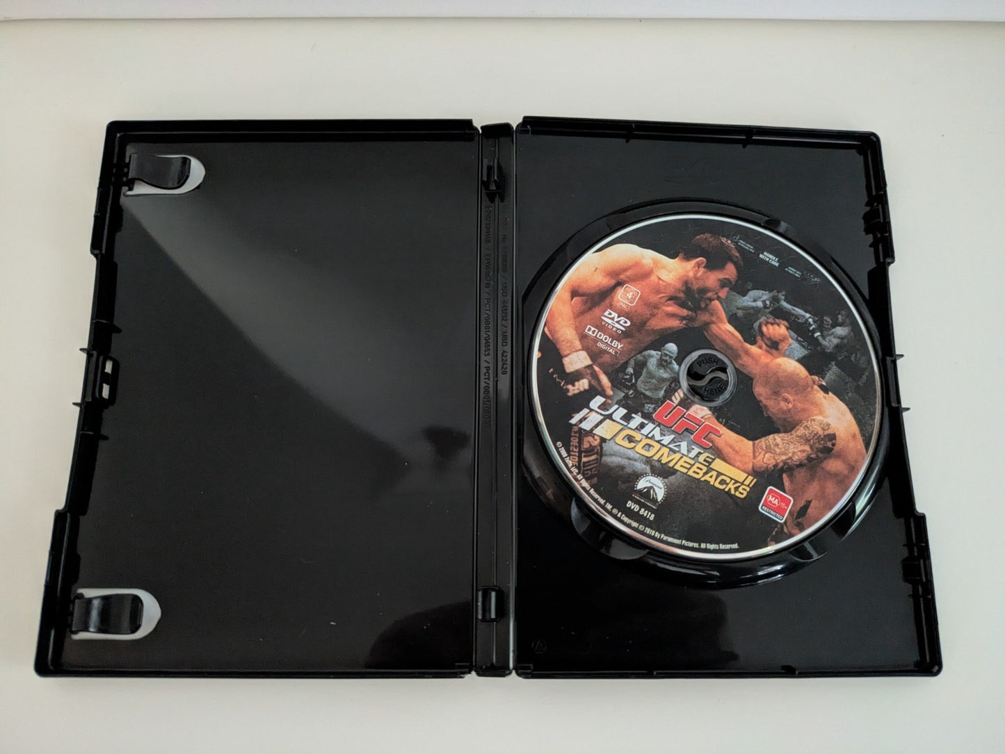 UFC Ultimate Comebacks DVD 2010 Region 4 MMA Retro Exchange Australia