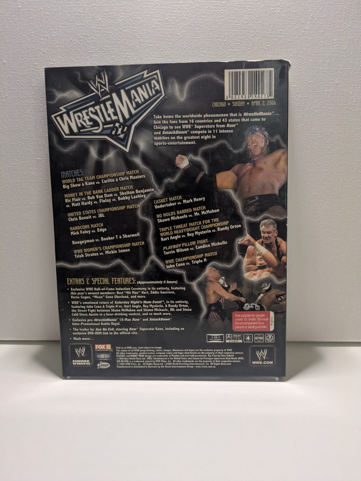 WWE-Wrestle Mania 22 - 3 Disk Collectors Set Dvd Retro Exchange Australia