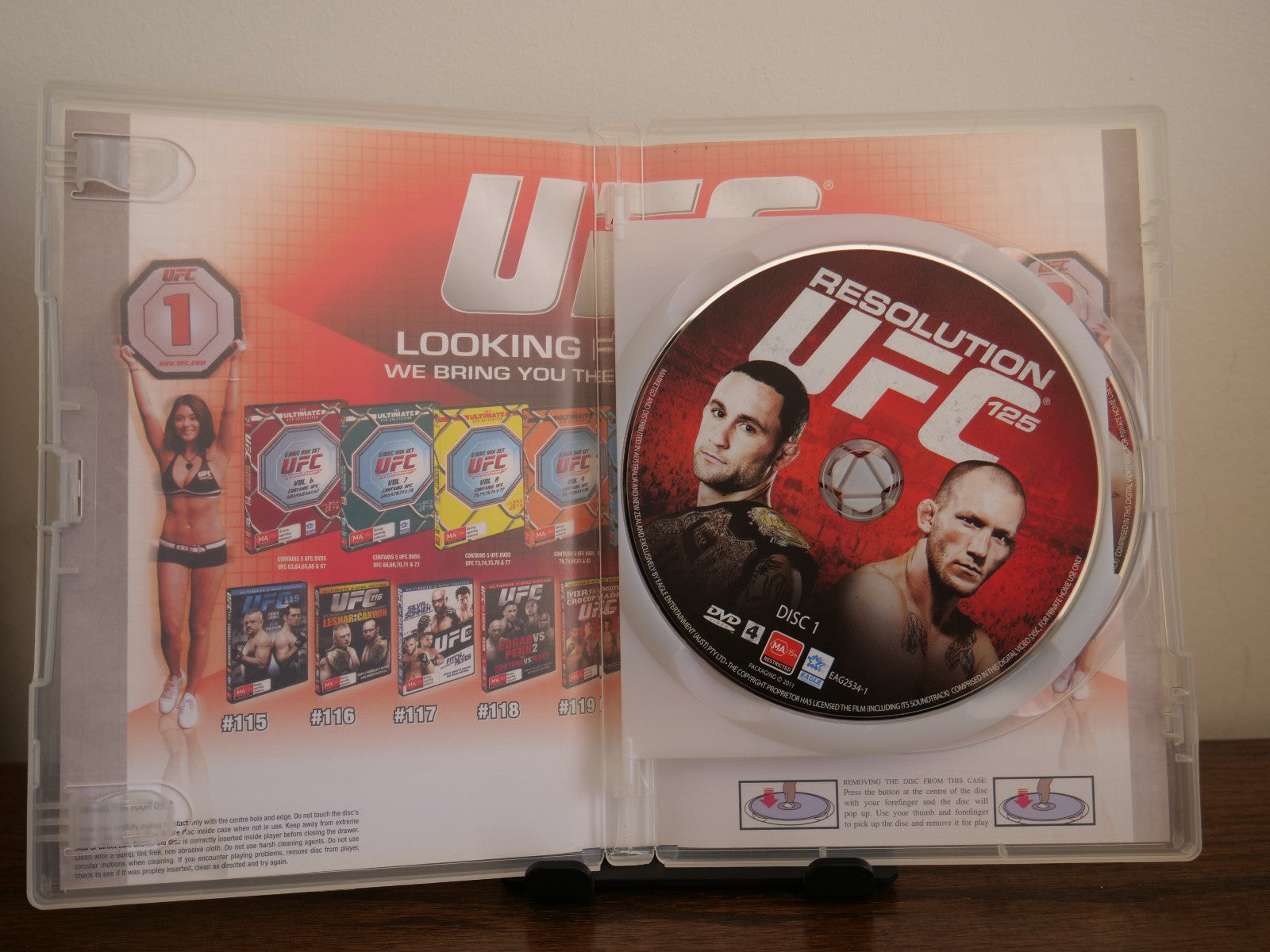 UFC #125 Resolution : Edgar Vs Maynard (DVD, 2011) Fighting Region 4 DVD RetroExchange Australia