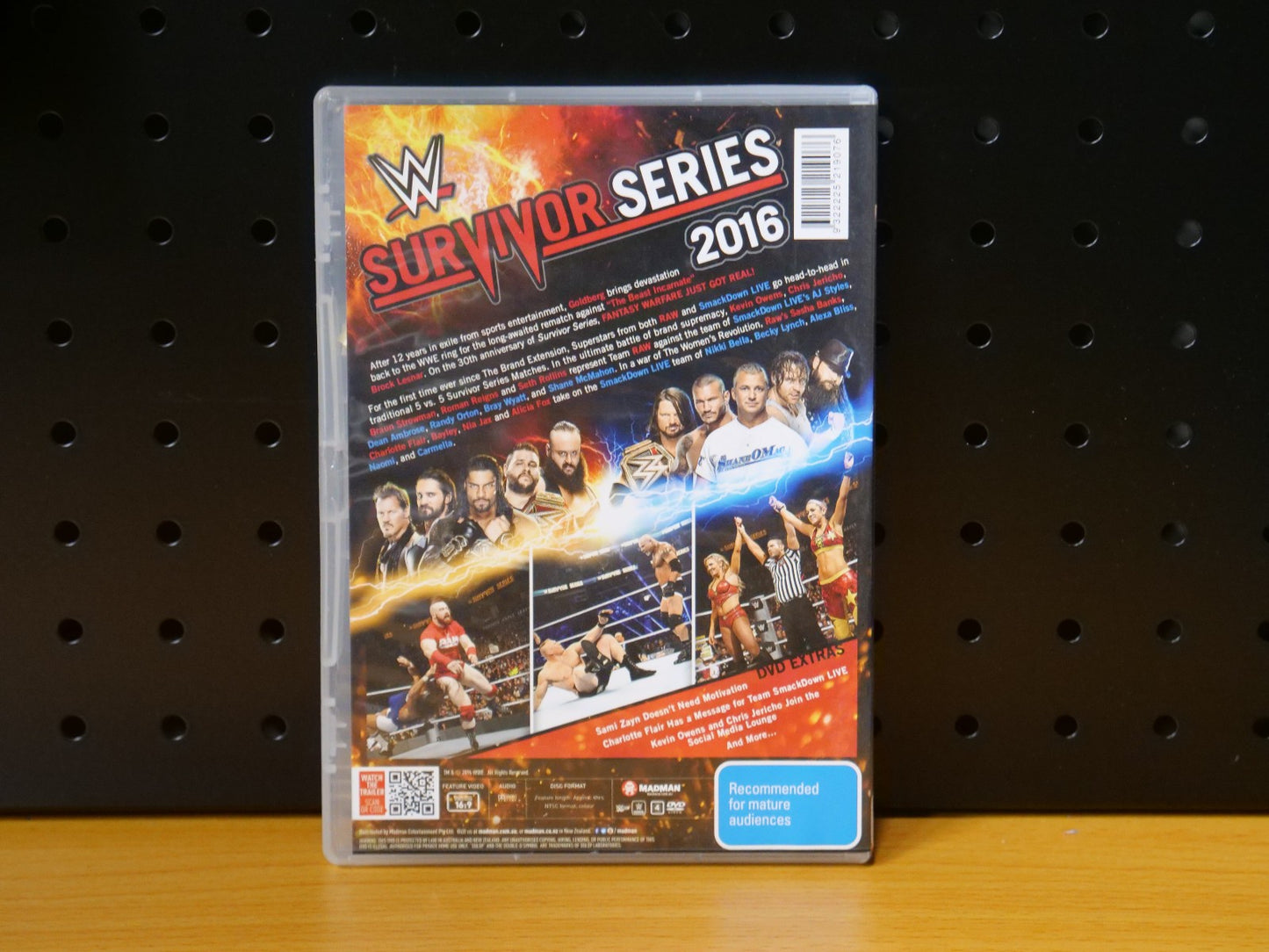 WWE Survivor Series 2016 Lesnar Vs Goldberg - DVD - Region 4 vgc x rental t469 Dvd Box Set Retro Exchange Australia