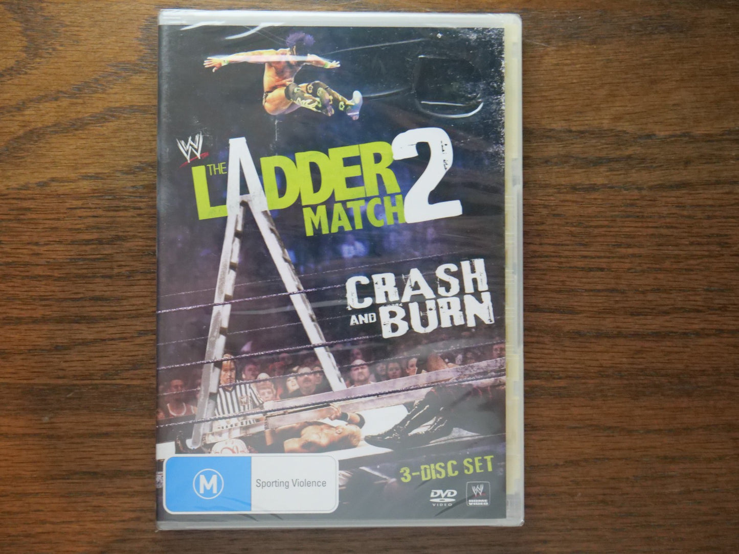 WWE - The Ladder Match 2 - Crash And Burn (DVD) 3-Disc Set - Sealed Retro Exchange Australia