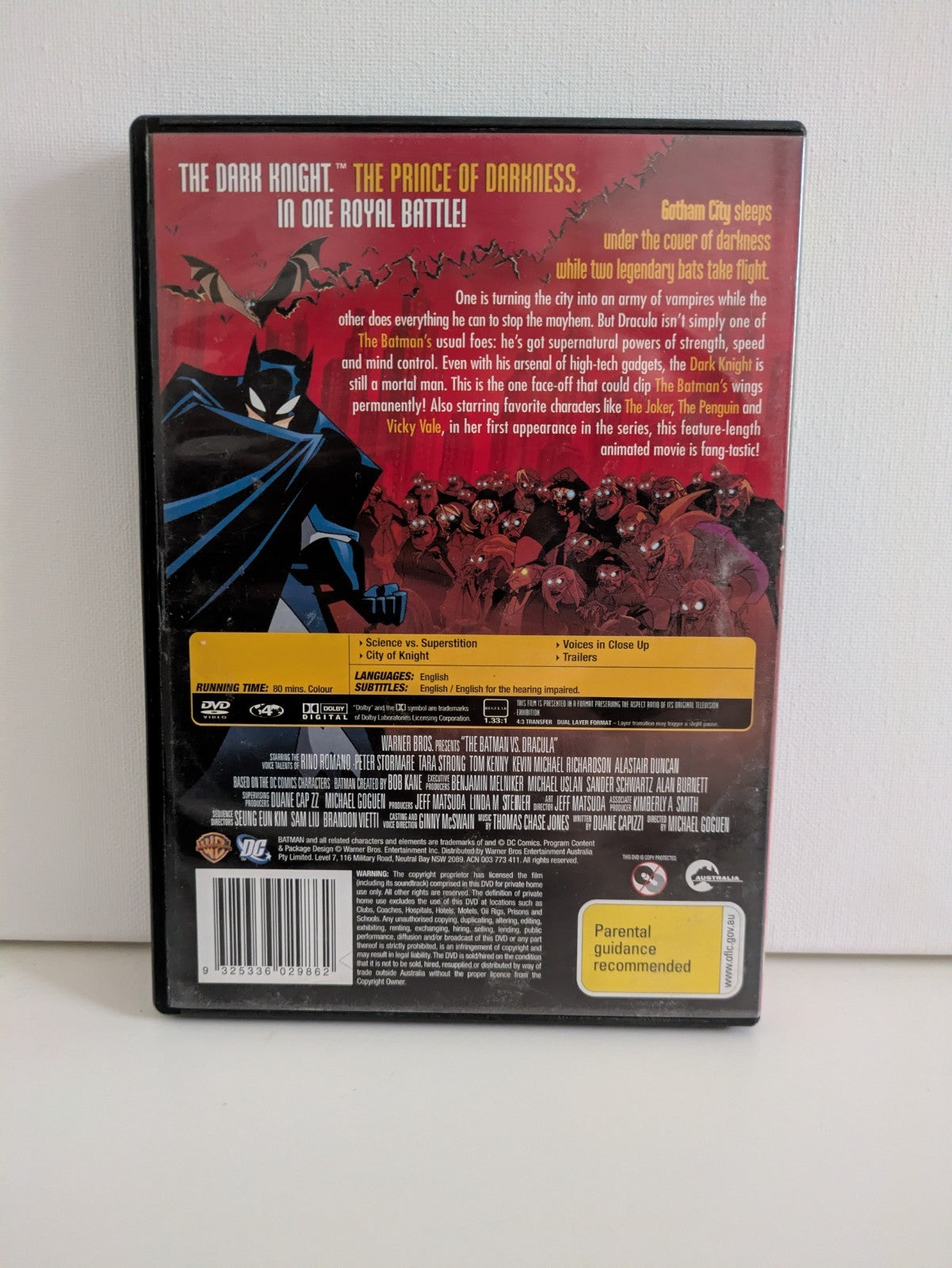Batman vs Dracula Animated Movie DVD DVD RetroExchange Australia