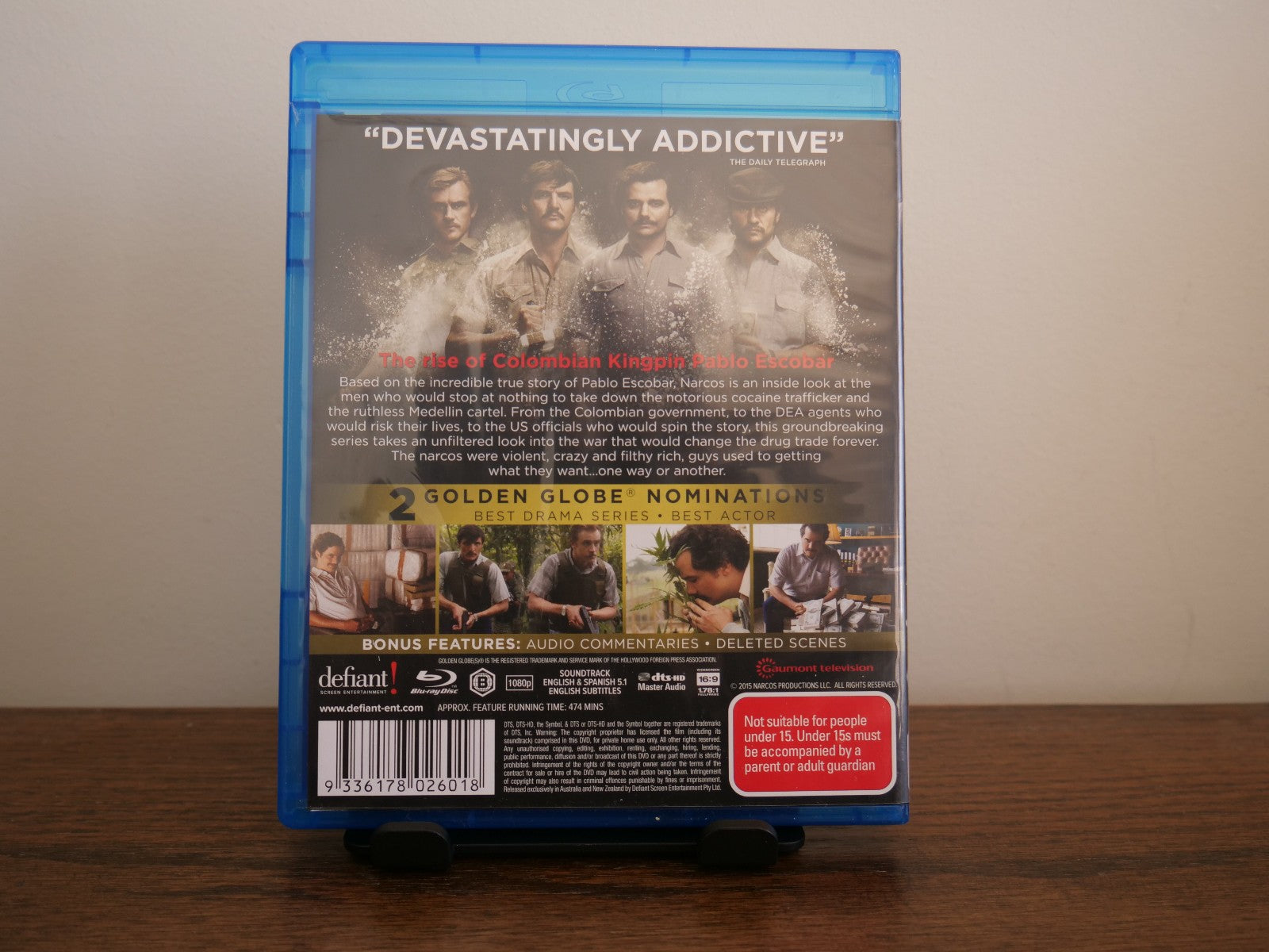 Narcos Season 1 One Limited Edition JB-HI-FI - Collection Blu Ray Drama Region B DVD RetroExchange Australia