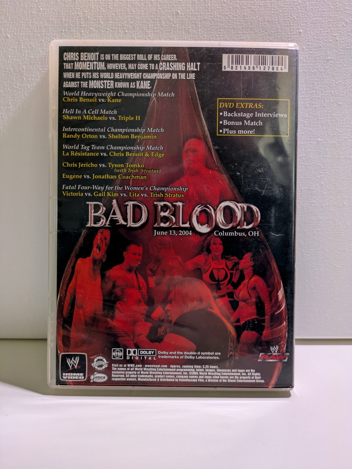 WWE RAW Bad Blood 2003 DVD Retro Exchange Australia