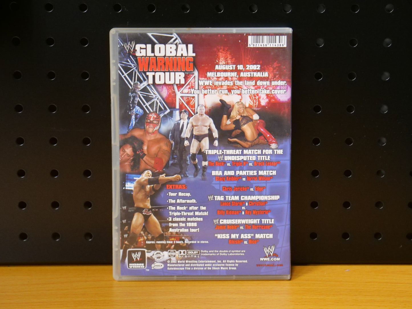 WWE-Global Warning (DVD, 2002) Retro Exchange Australia