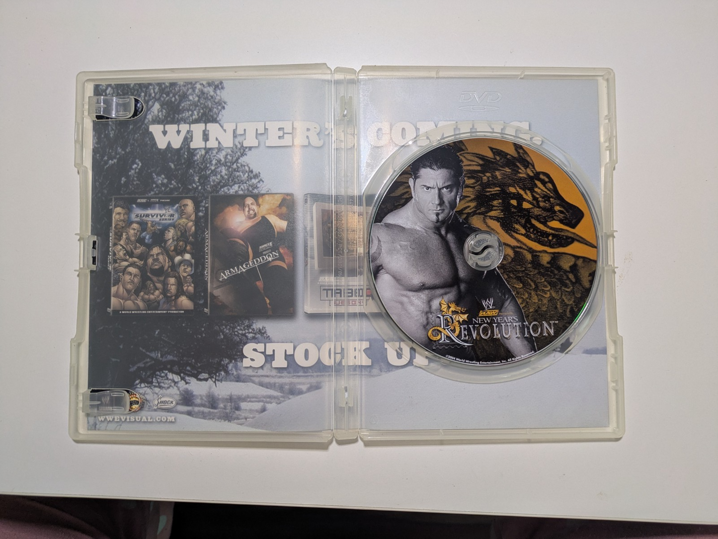 WWE-New Year's Revolution (DVD, 2005) Retro Exchange Australia