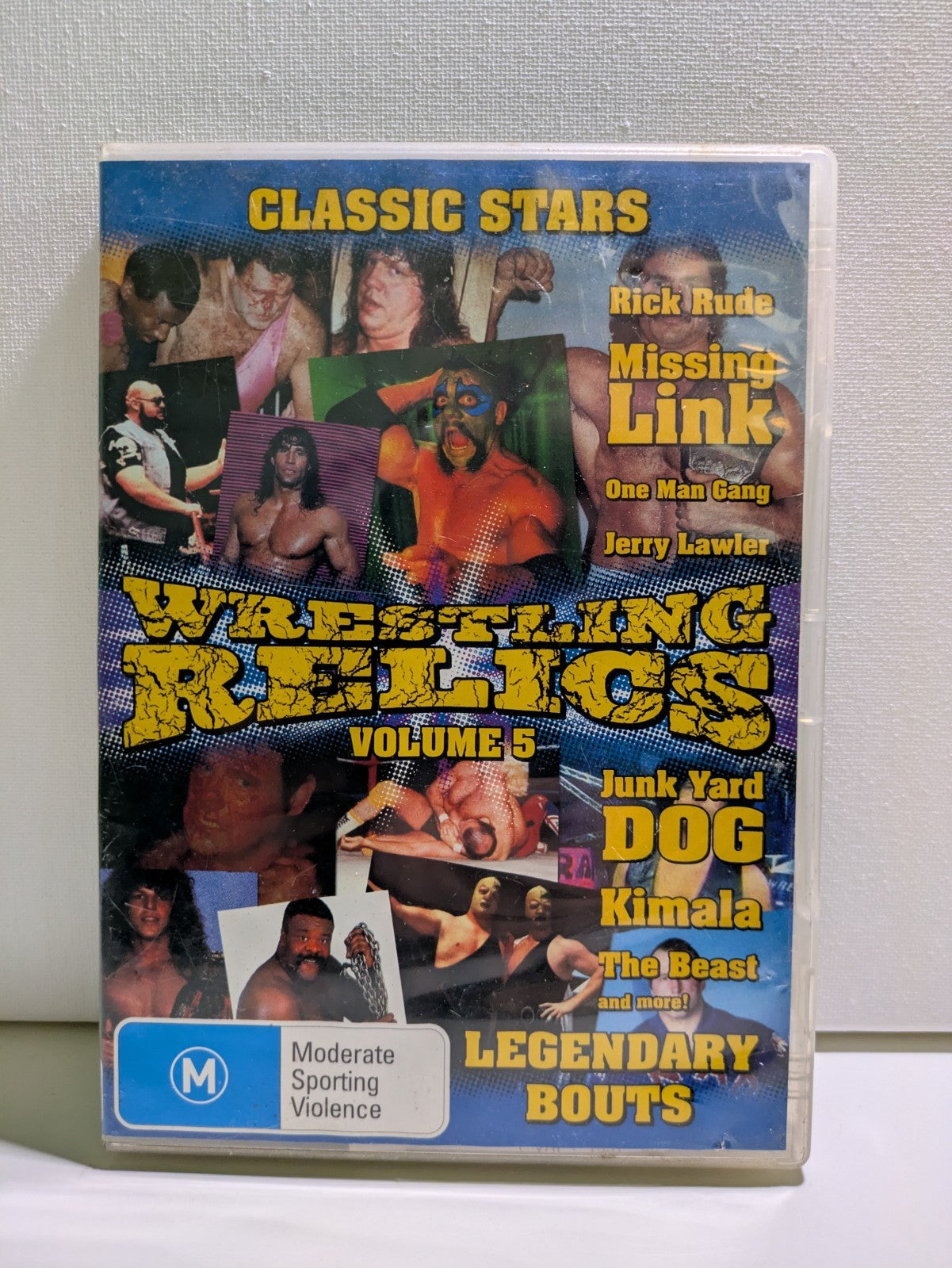 Wrestling Relics Volume 5 DVD Classic Stars Retro Exchange Australia