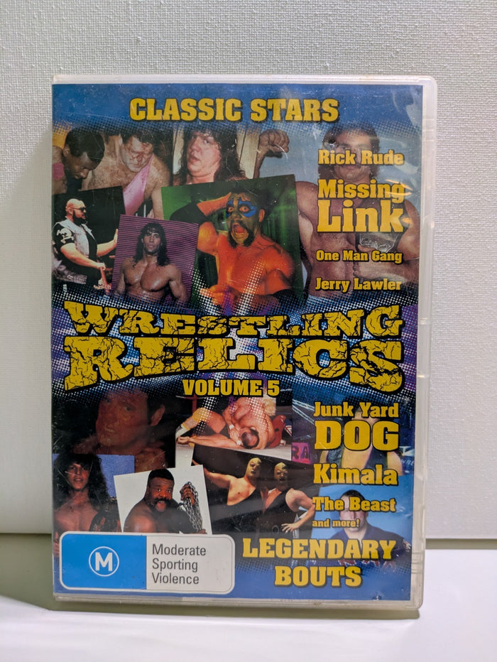 Wrestling Relics Volume 5 DVD Classic Stars | Retro Exchange