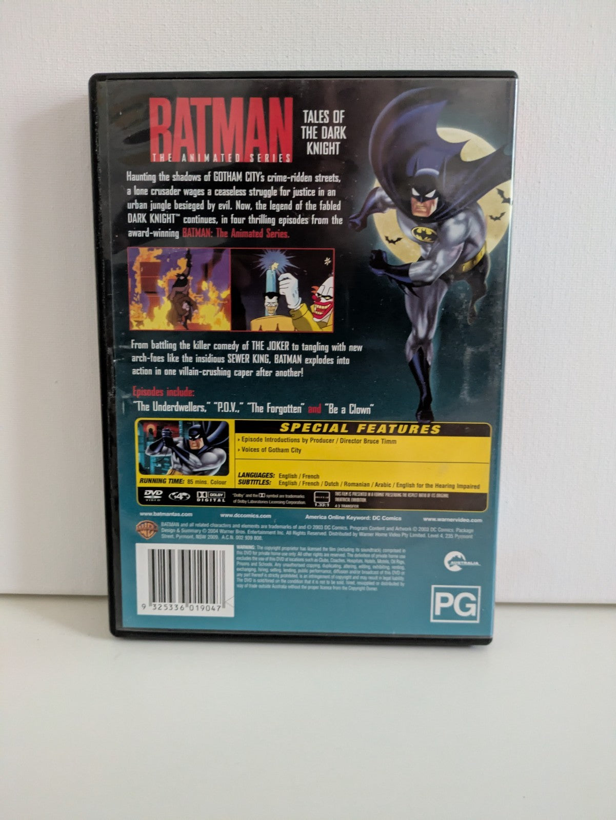 Batman The Animated Series - Tales Of The Dark Knight Volume 2 (DVD 2004) Reg 4 DVD RetroExchange Australia