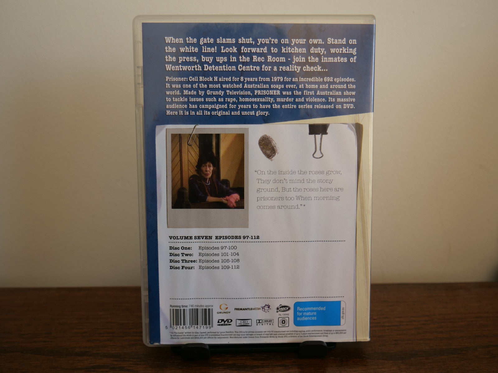 Prisoner: Cell Block H - Volume 7 (Episodes 97-112) - 4 DVD DRAMA DVD RetroExchange Australia